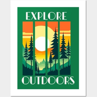 Explore Outdoors Posters and Art